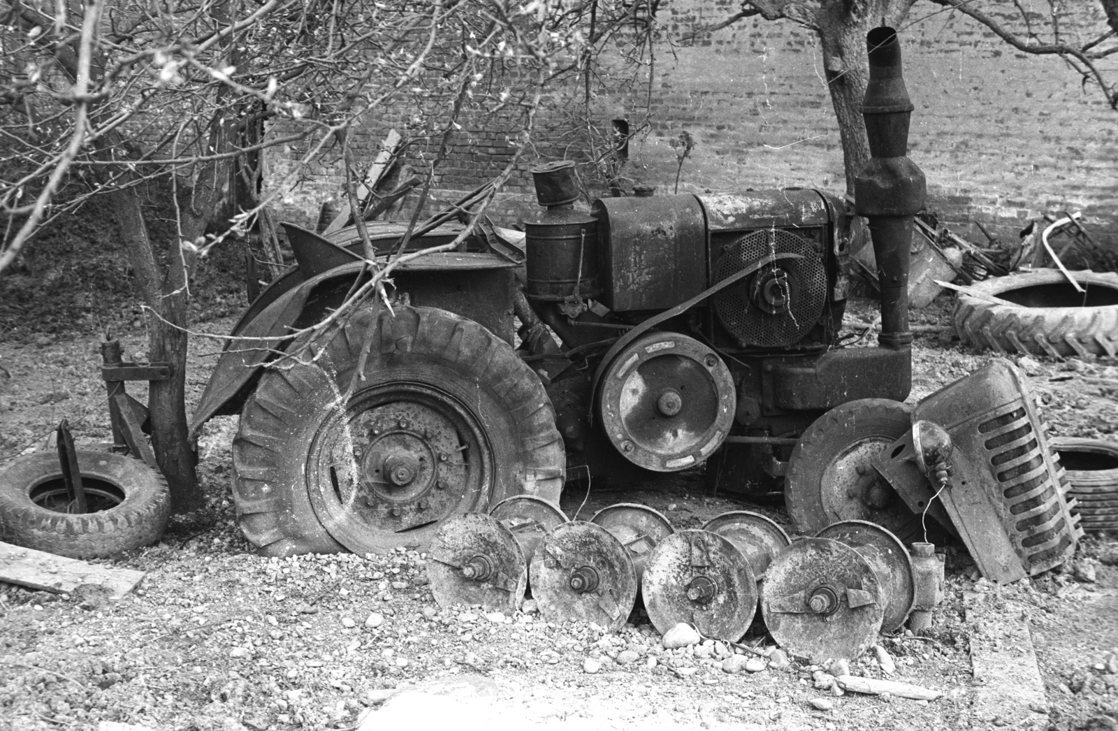 1982, Szalay Zoltán, tractor, H.S.C.S-brand, Fortepan #198231