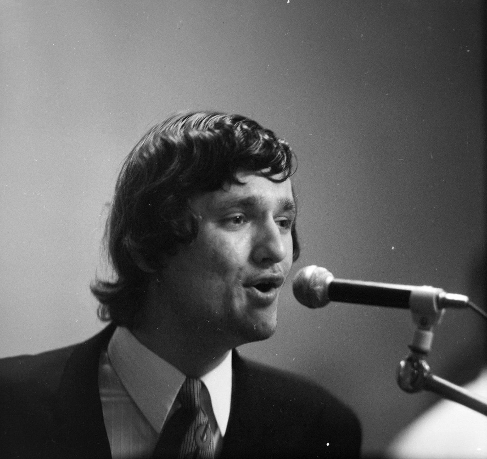 Hungary, Rédey Gábor zenész., 1966, Szalay Zoltán, singer, Fortepan #198266