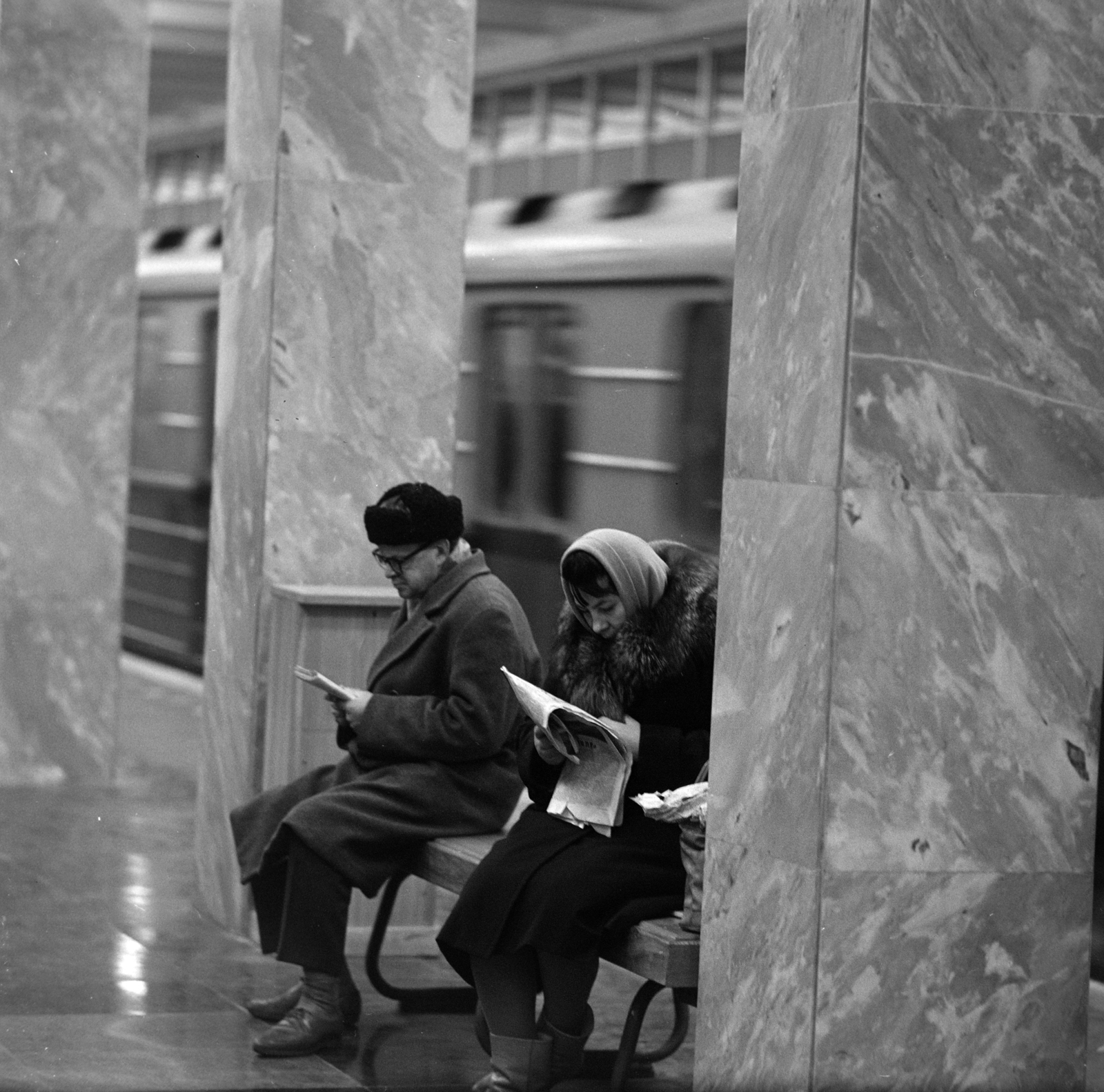 Russia, Moscow, Teksztilscsiki metróállomás., 1970, Szalay Zoltán, Soviet Union, Fortepan #198326