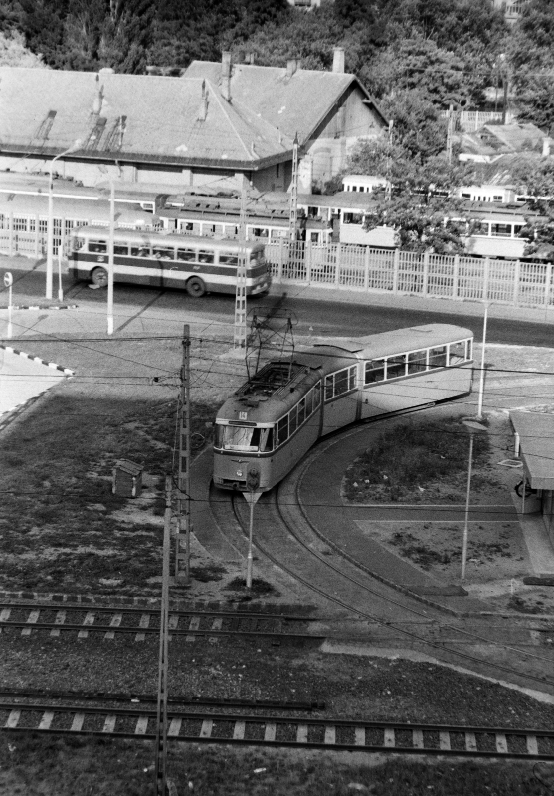 Hungary, Budapest IV., kilátás a Pozsonyi utca 4/b számú panelházból az Angyalföld kocsiszín felé., 1978, Szalay Zoltán, Budapest, Fortepan #198679