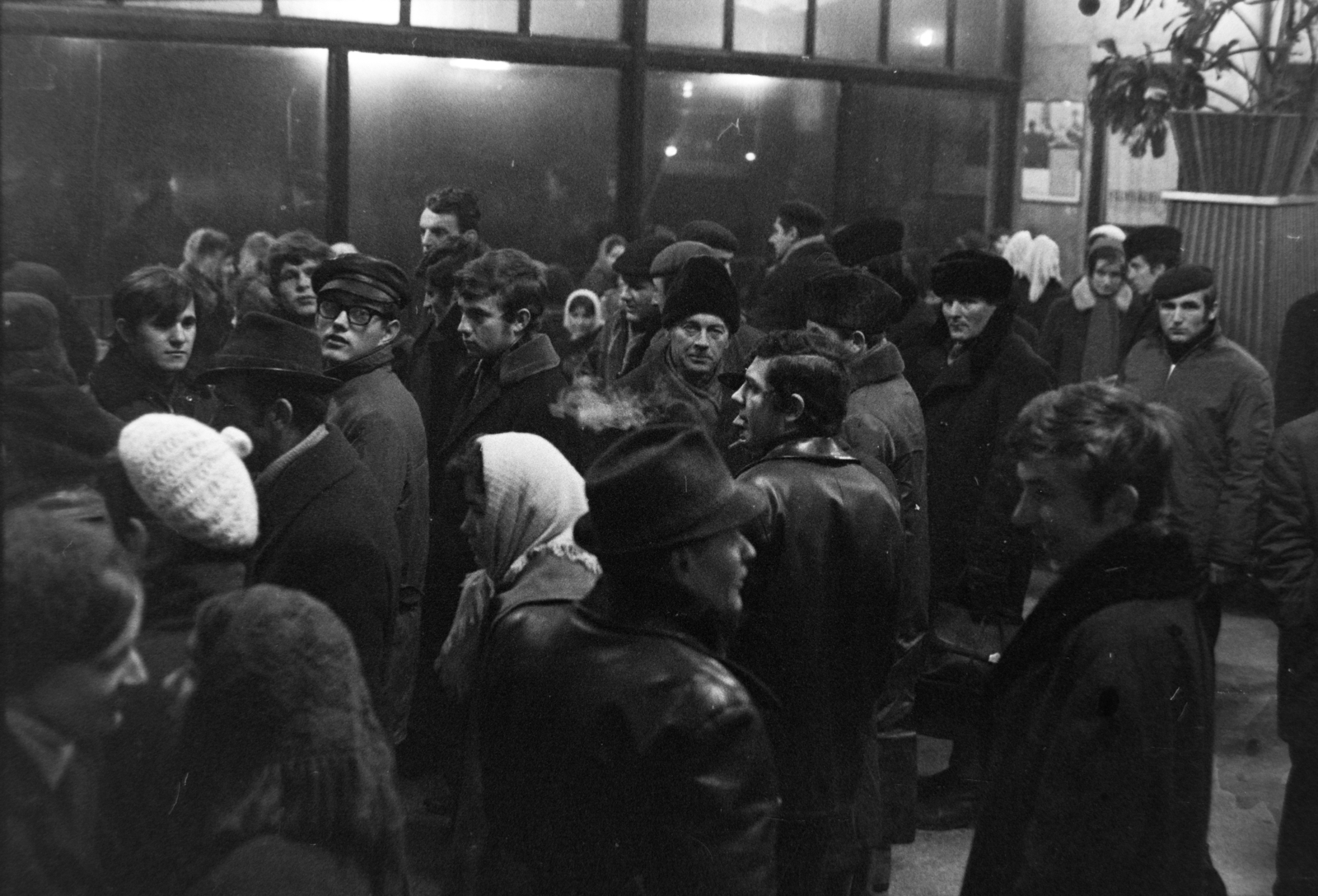 1965, Szalay Zoltán, waiting room, Fortepan #198709