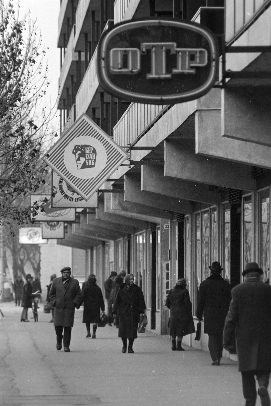 Hungary, Békéscsaba, Andrássy út (Tanácsköztárság útja) a Mednyánszky utca felől a Gyóni Géza utca felé nézve., 1974, Szalay Zoltán, Fortepan #198908