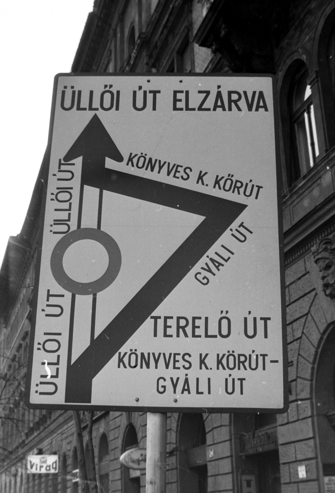 Hungary, Budapest IX., az Üllői út a 105-ös számú háztól a Sobieski János utca felé nézve., 1974, Szalay Zoltán, Budapest, Fortepan #199005