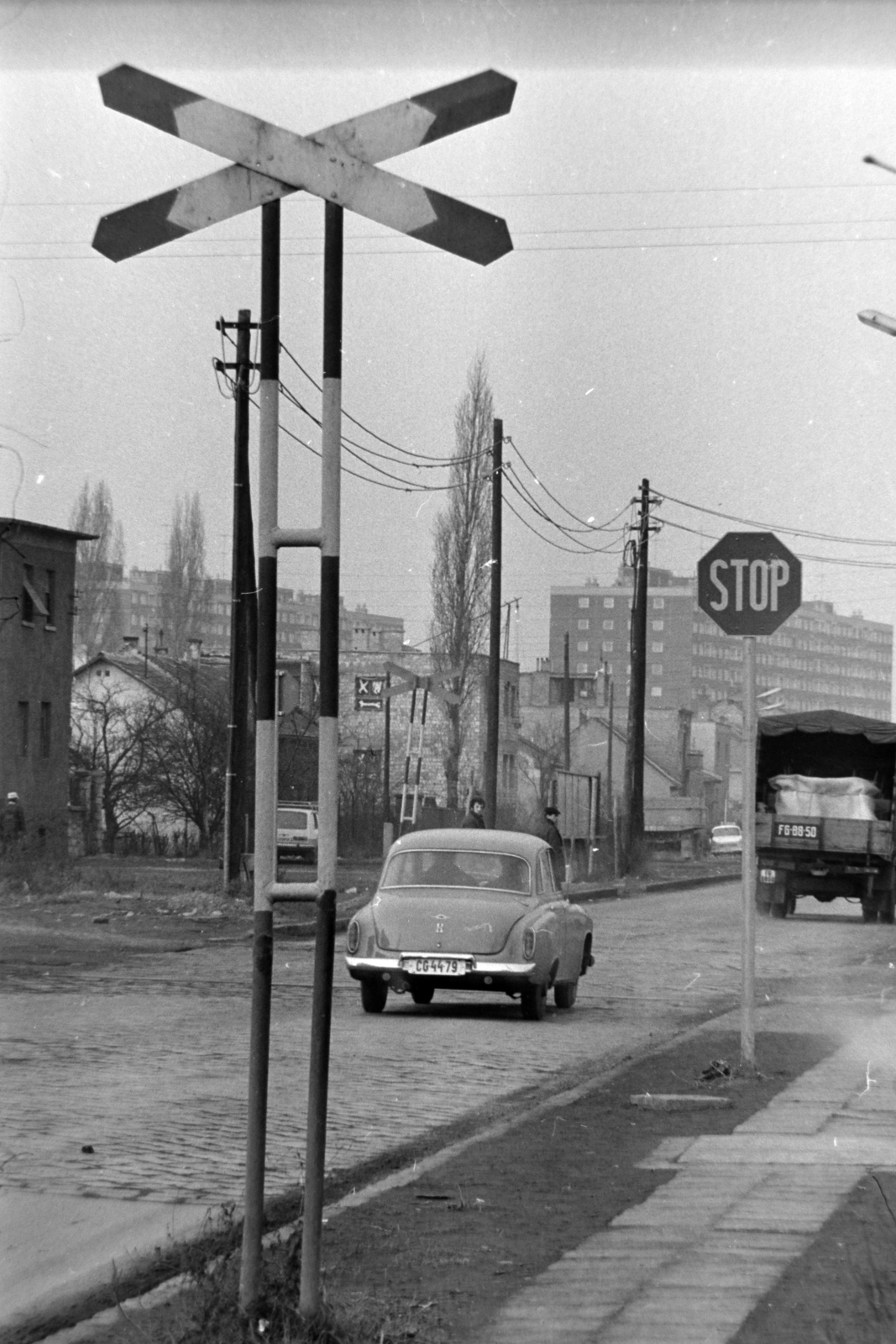 Hungary, Budapest XI., Tétényi út az Andor utca kereszteződése előtt az Etele (Szakasits Árpád) út felé nézve., 1970, Szalay Zoltán, number plate, Budapest, Fortepan #199025