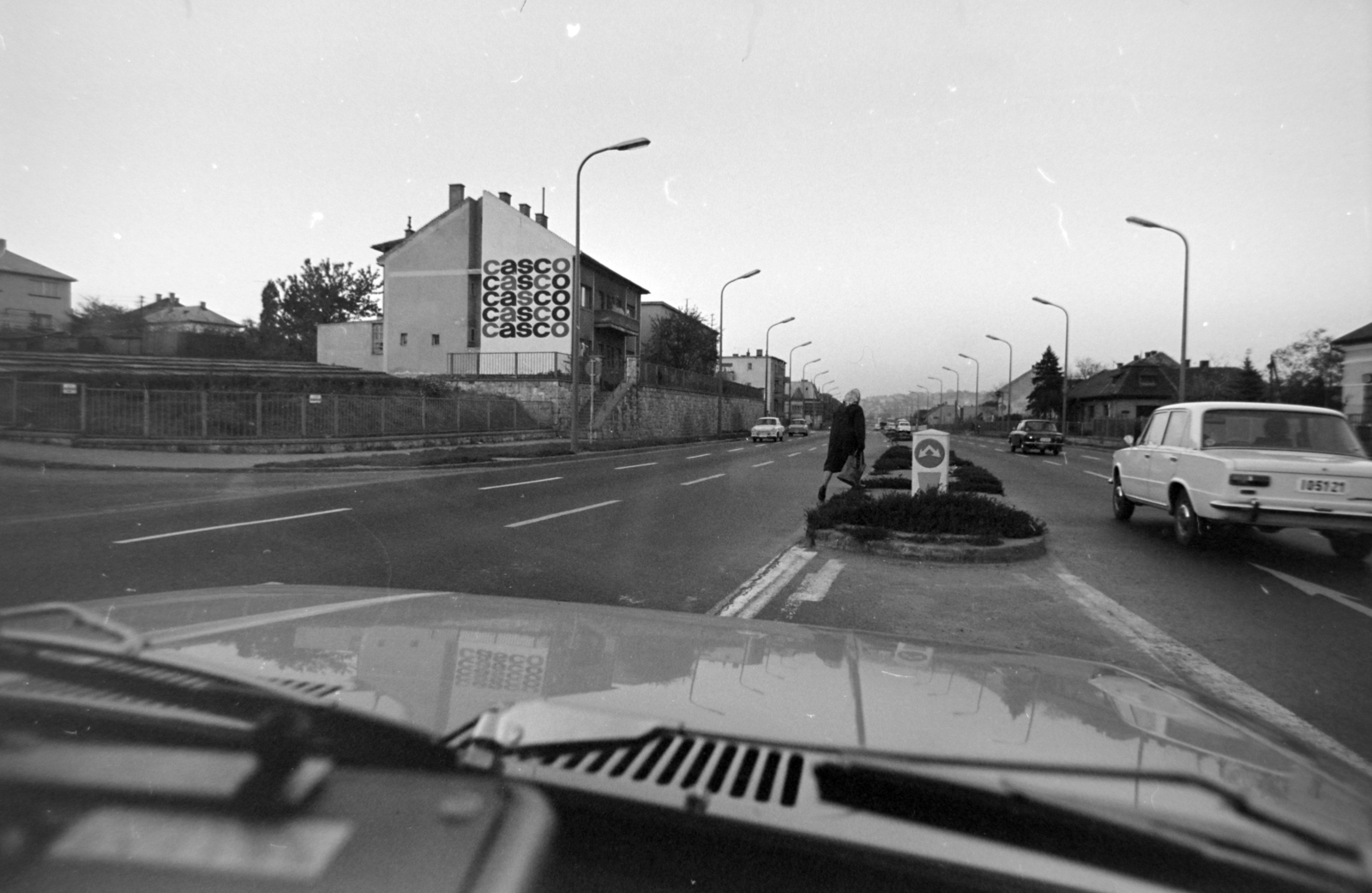 Hungary, Budapest XI., Budaőrsi út a BAH-csomópont felé nézve, balra a Bozókvár utca., 1973, Szalay Zoltán, Budapest, Fortepan #199035