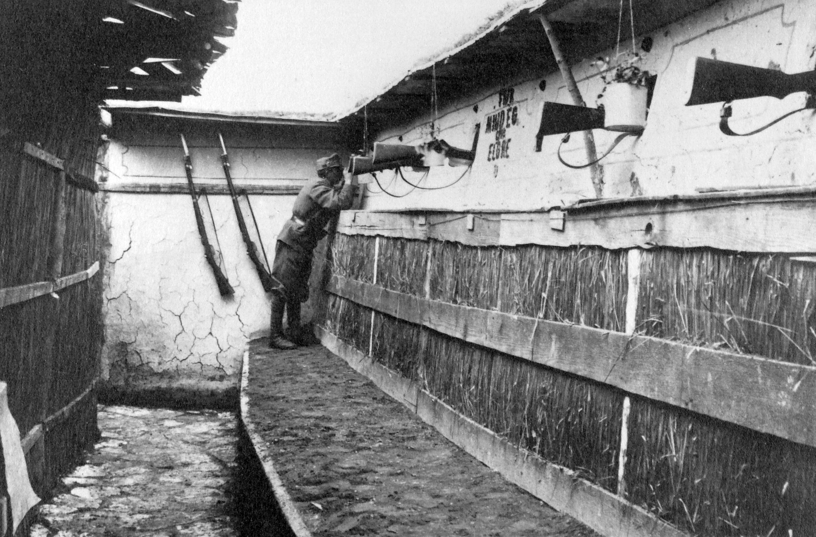 Első világháború, lövészárok., 1916, Fortepan, First World War, trench, Fortepan #19907