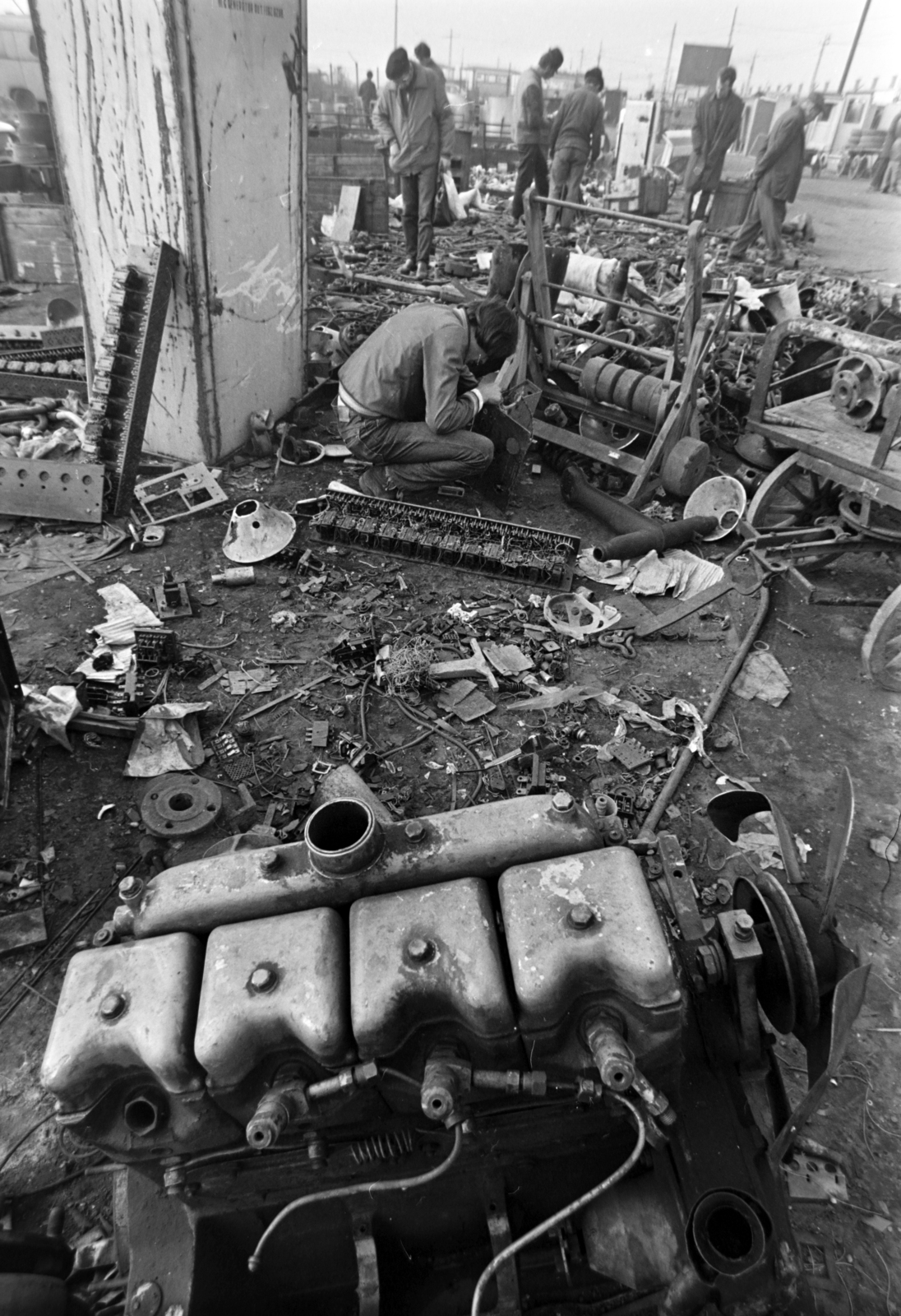 Magyarország, Budapest XIX., Nagykőrösi út 158., MÉH (Budapesti Melléktermék és Hulladékgyűjtő Vállalat) telep., 1972, Szalay Zoltán, Budapest, Fortepan #199135