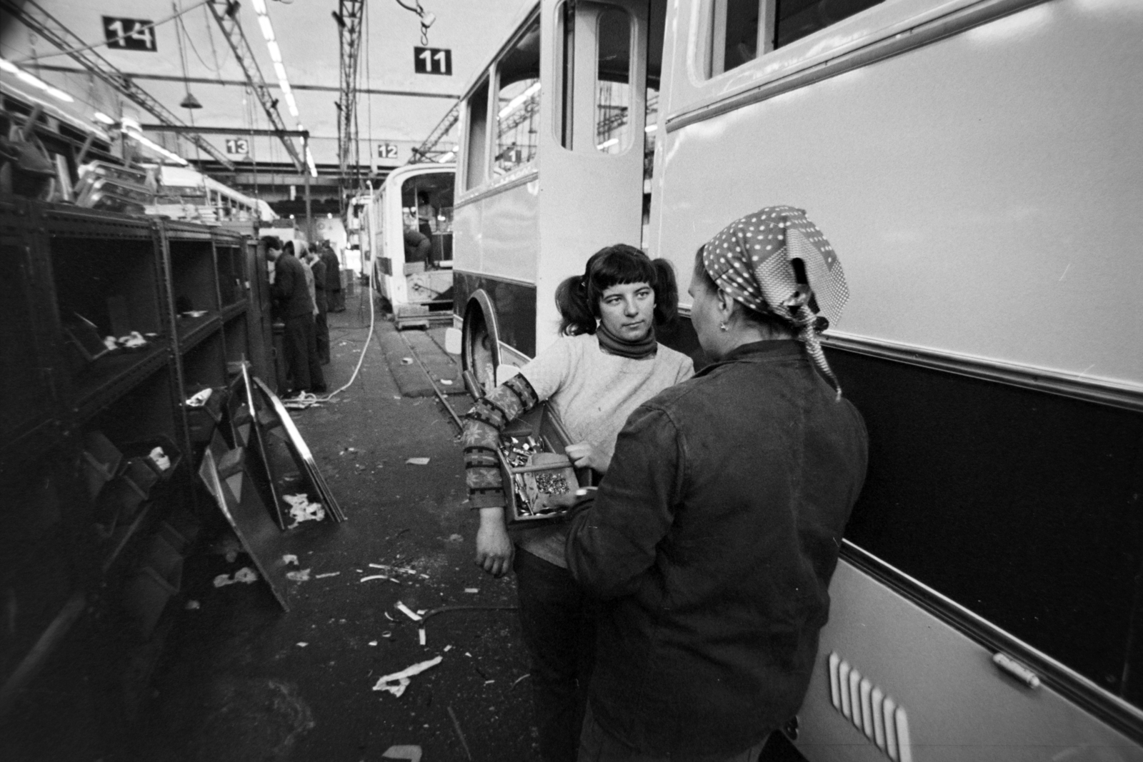 Hungary, Budapest XVI., Margit utca, az IKARUS mátyásföldi gyártelepe., 1969, Szalay Zoltán, Budapest, Fortepan #199201