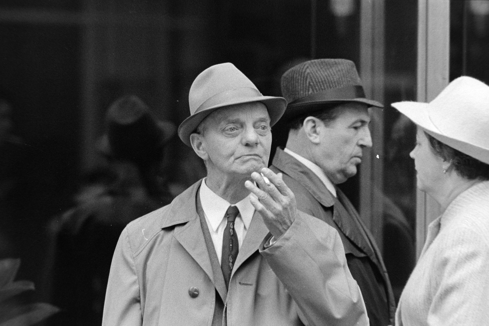 1971, Antal Gábor, smoking, man, hat, Fortepan #199307