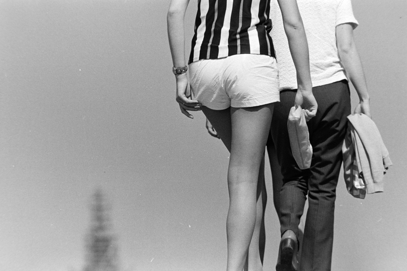 1971, Antal Gábor, back, shorts, Fortepan #199309