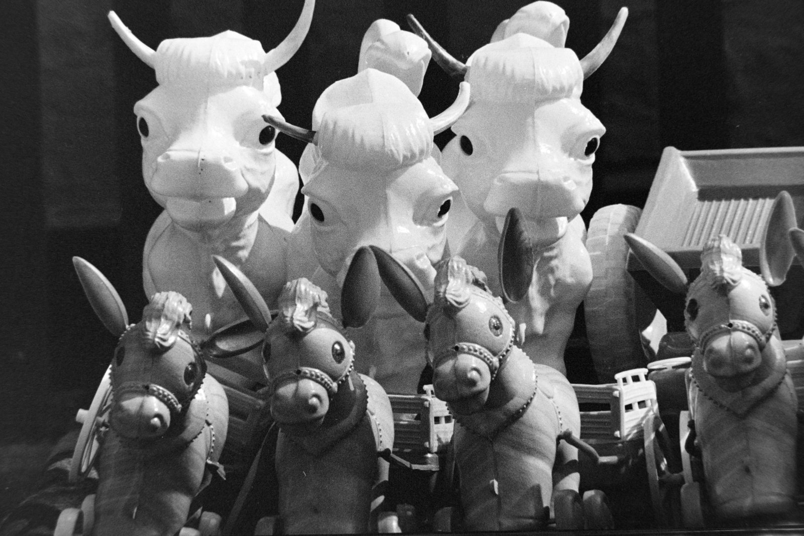 1971, Antal Gábor, vidámpark, játék állat, Fortepan #199310