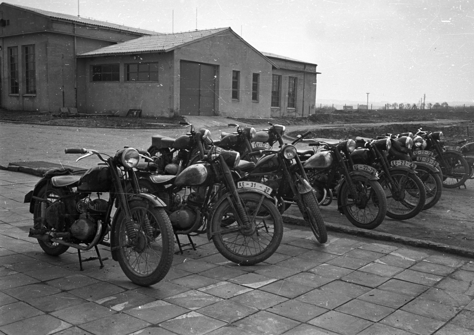 1956, Bauer Sándor, Czechoslovakia, motorcycle, Fortepan #199626