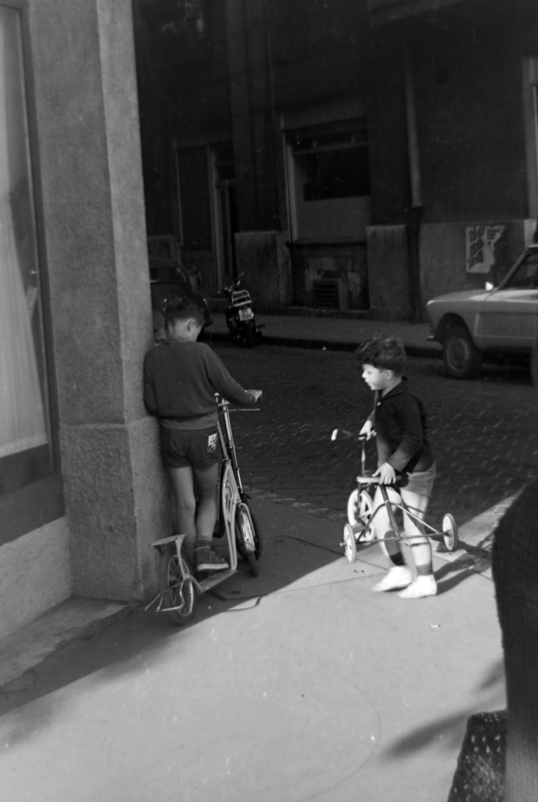 1973, Borbély Mihály, bicycle, scooter, kids' tricycles, Fortepan #199786