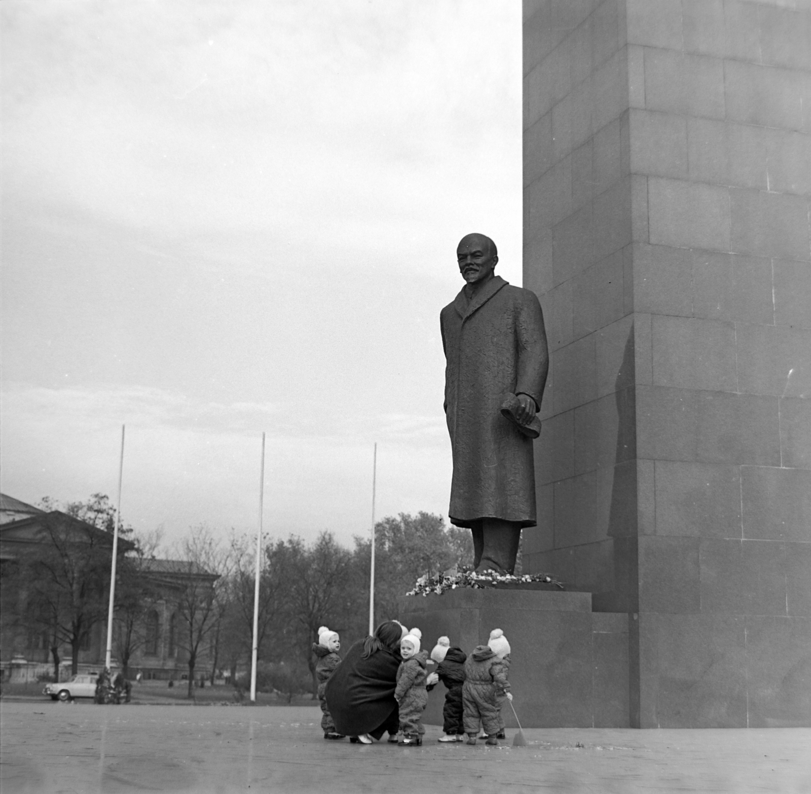 1973, Borbély Mihály, Lenin-portrayal, Fortepan #199793