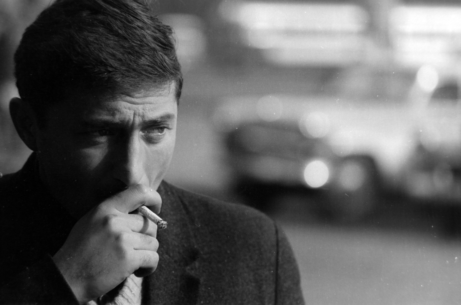 1962, Borbély Mihály, man, smoking, Fortepan #199832