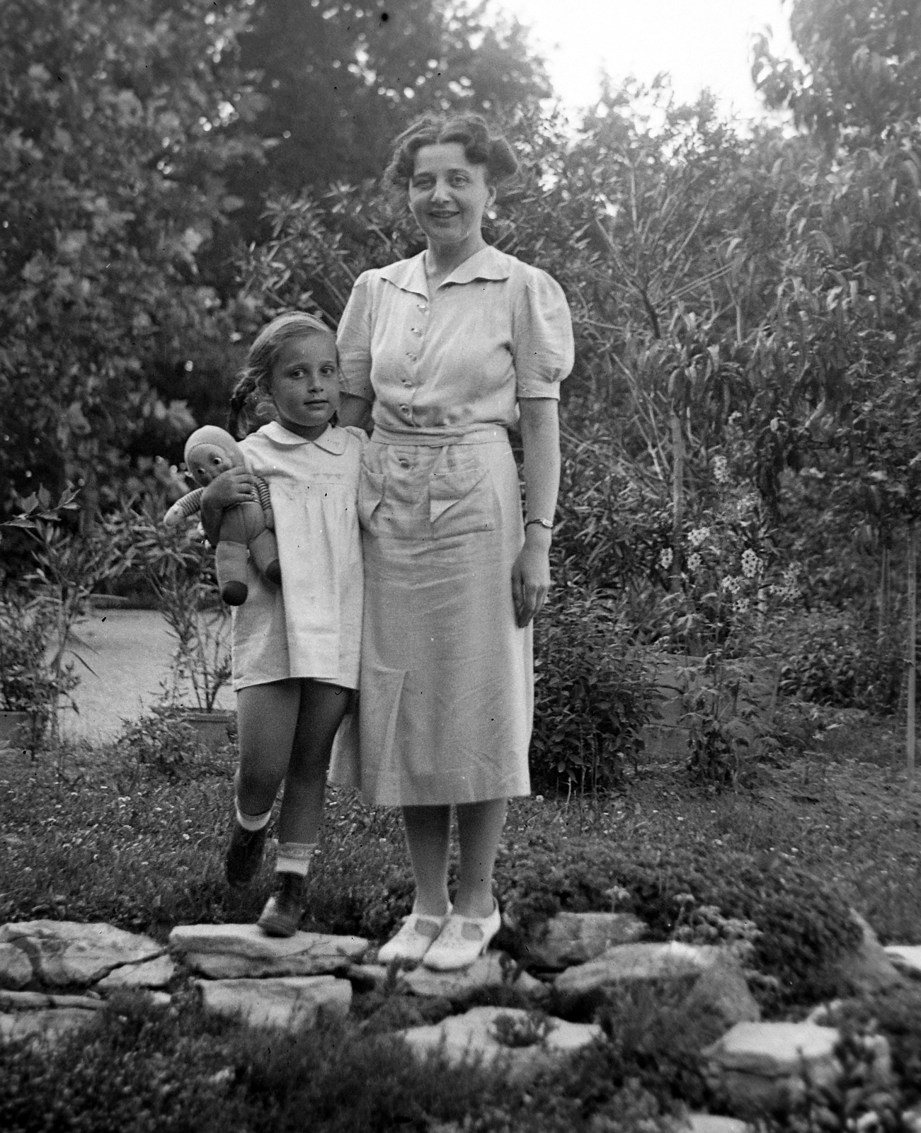 1940, Fortepan, garden, doll, Fortepan #19999