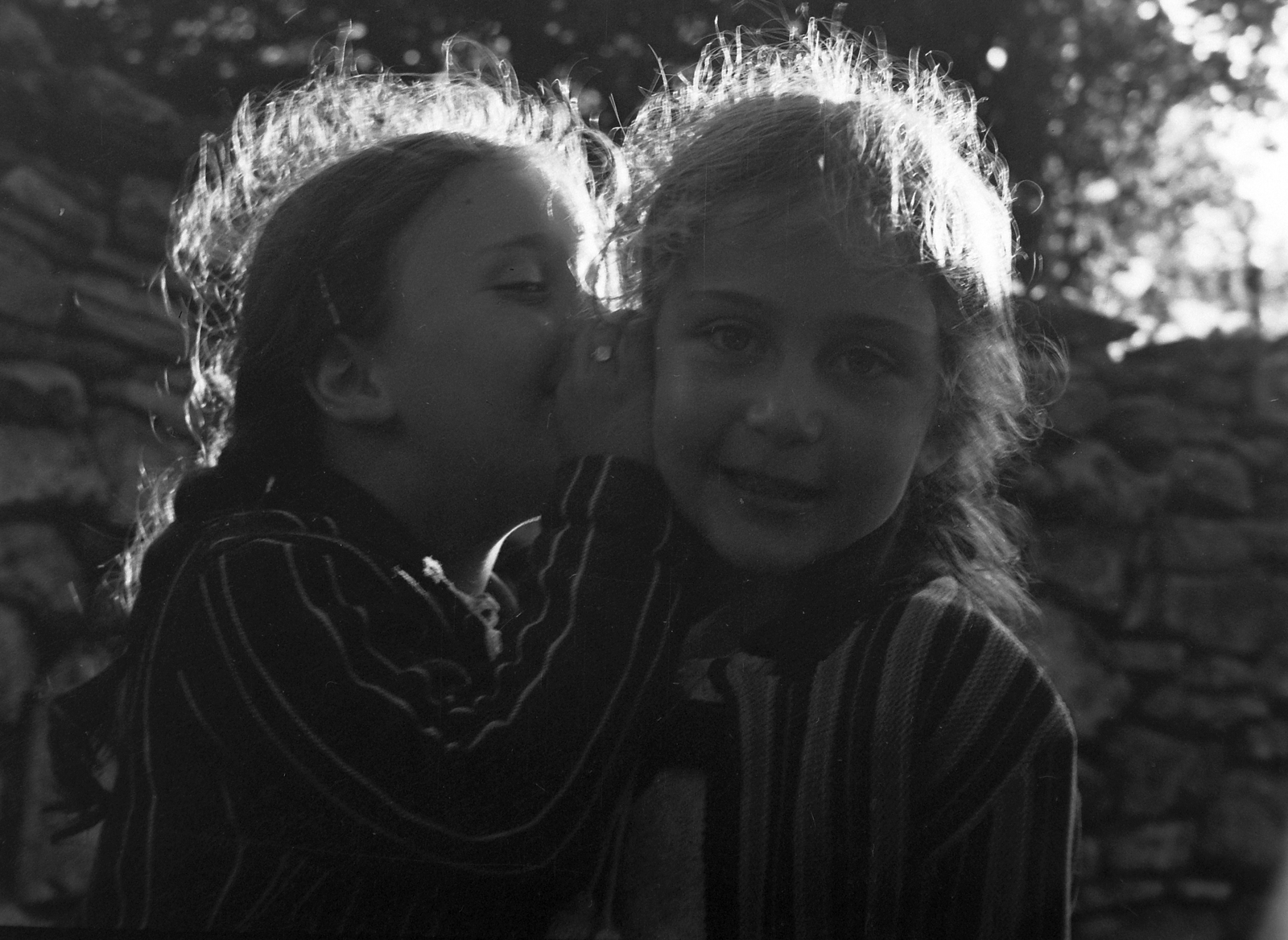 1940, Fortepan, girls, secret, Fortepan #20001