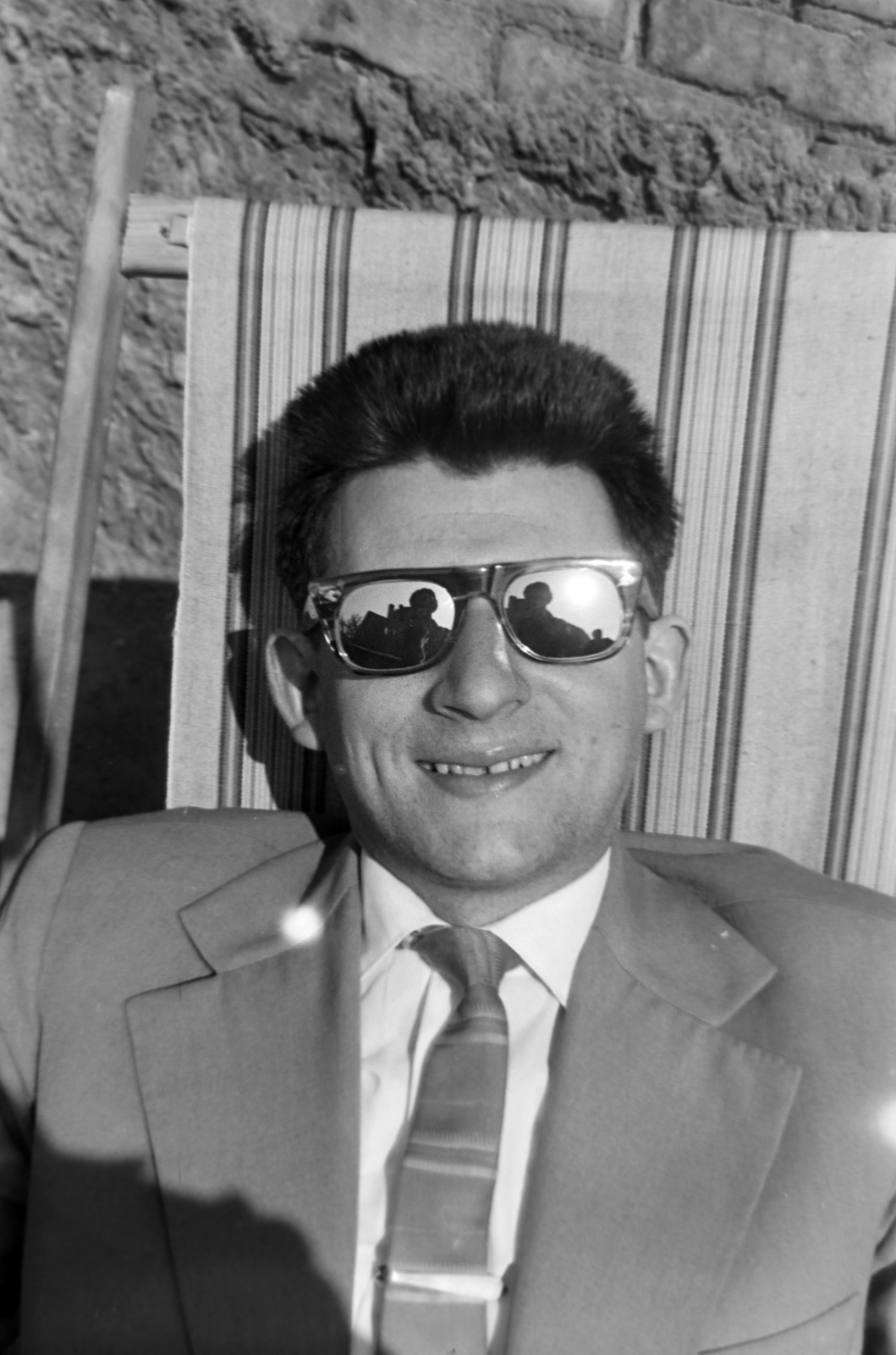 1965, Dénes János, shades, Fortepan #200199
