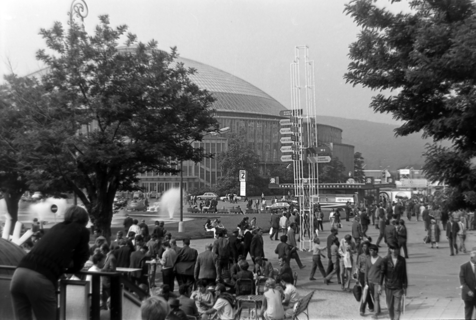 Czech Republik, Brno, Vásárváros, Brnói Nemzetközi Vásár., 1967, Dénes János, Fortepan #200223