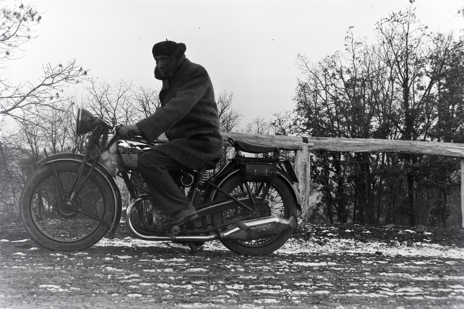 Puch 250L típusú motorkerékpár., 1936, Privát Fotó és Film Archívum-Höfler Tibor gyűjtemény, transport, Austrian brand, Puch-brand, motorcycle, Fortepan #20024