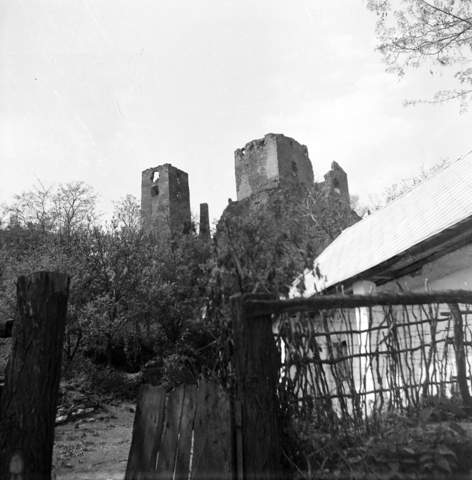 Magyarország, Csesznek, Vár., 1961, Fekete Mihály, Fortepan #200586