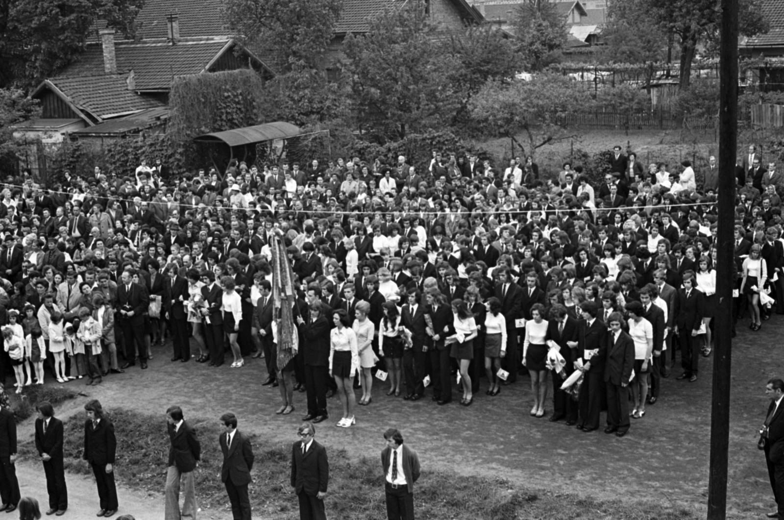 Magyarország, Diósgyőr, Miskolc, Bolyai Farkas utca 10., Gábor Áron Kohó- és Öntőipari Szakközépiskola., 1974, Földvári Mihály, Fortepan #200653