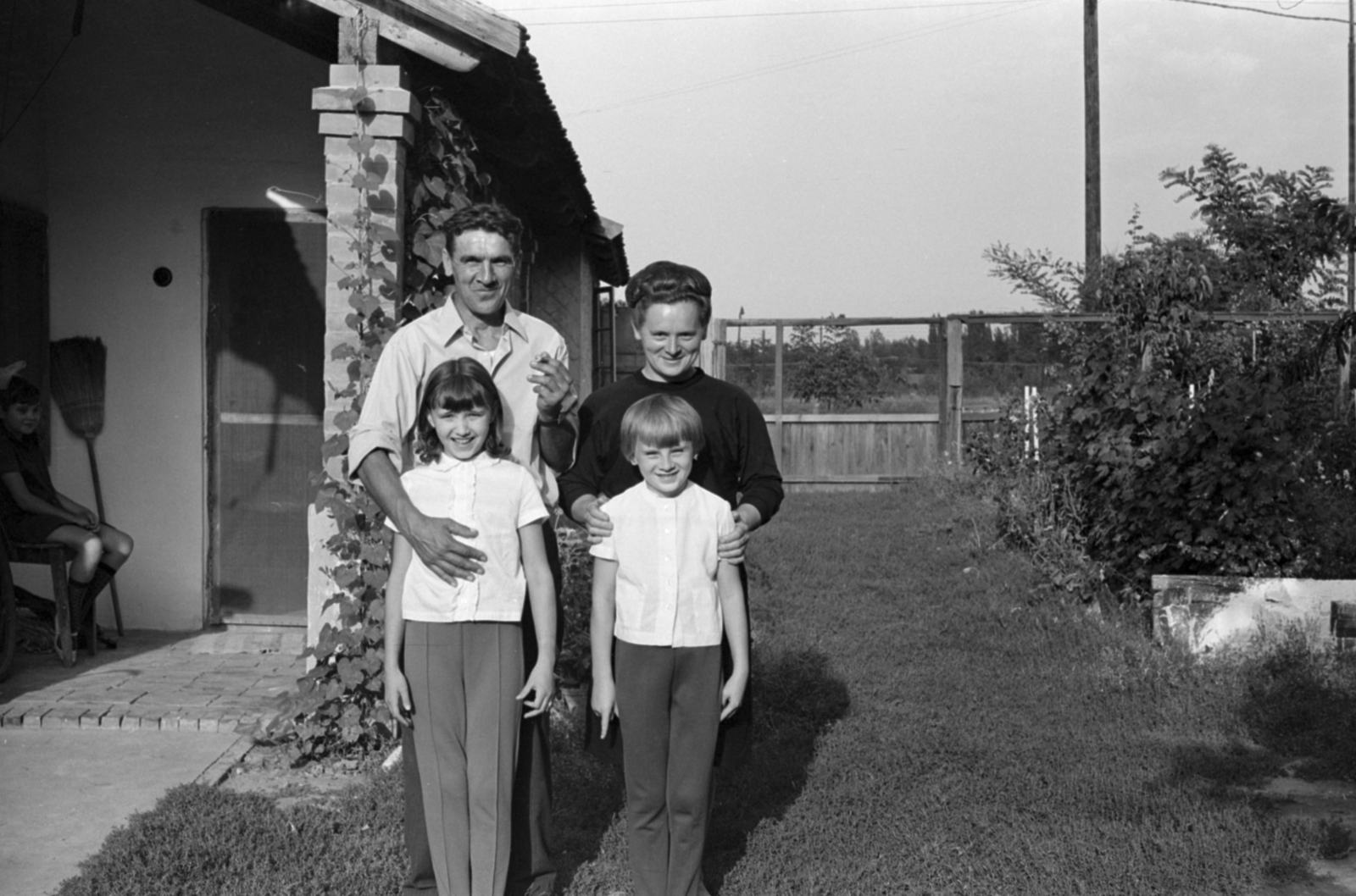 1969, Földvári Mihály, family, Fortepan #200711