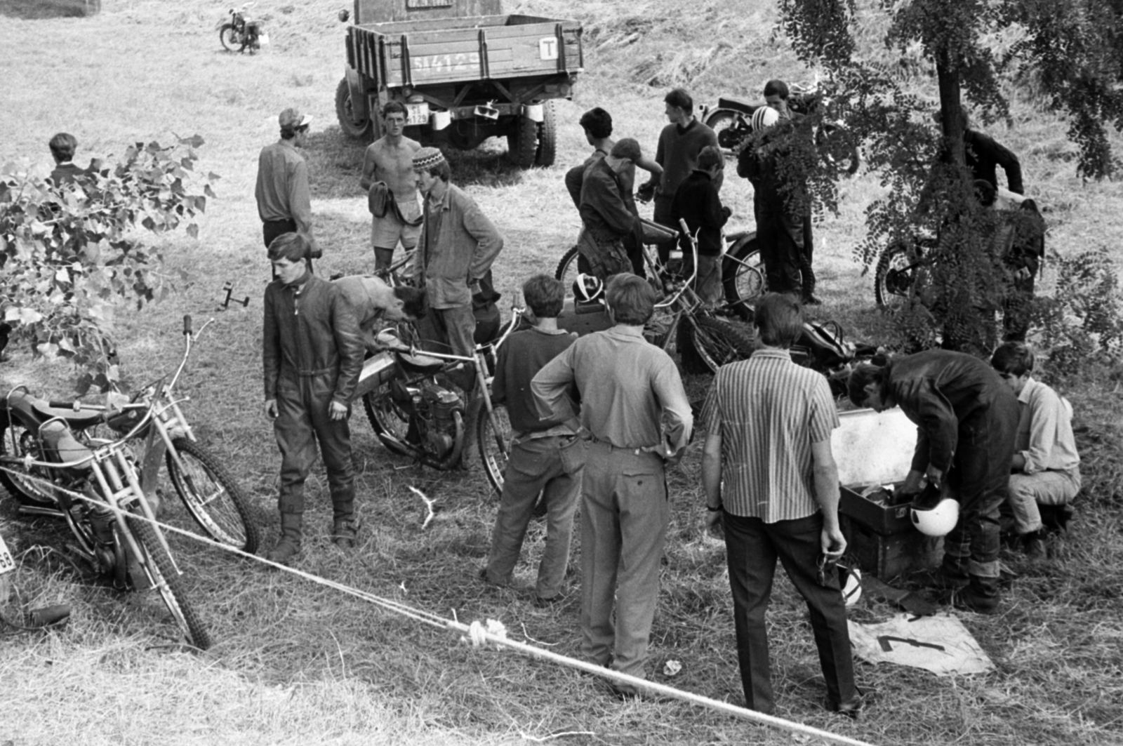 1968, Földvári Mihály, racing motorcycle, Fortepan #200796