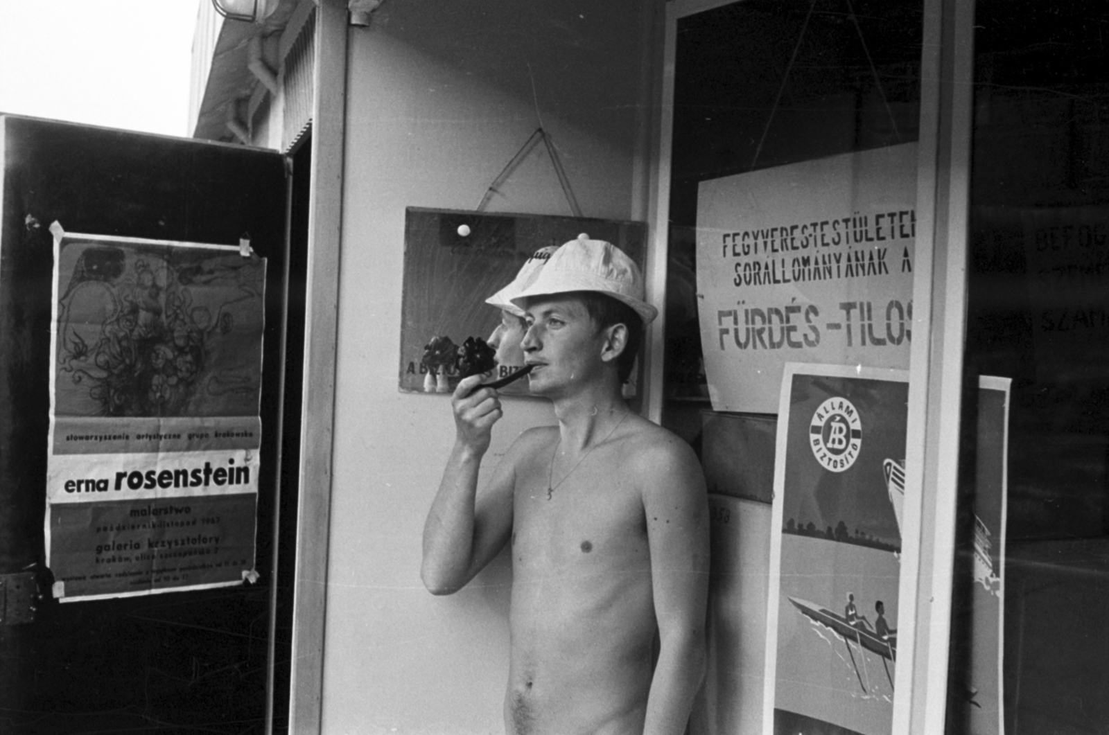 Hungary, Szeged, Tisza-part, a Szabadság úszóház., 1968, Földvári Mihály, Fortepan #200799