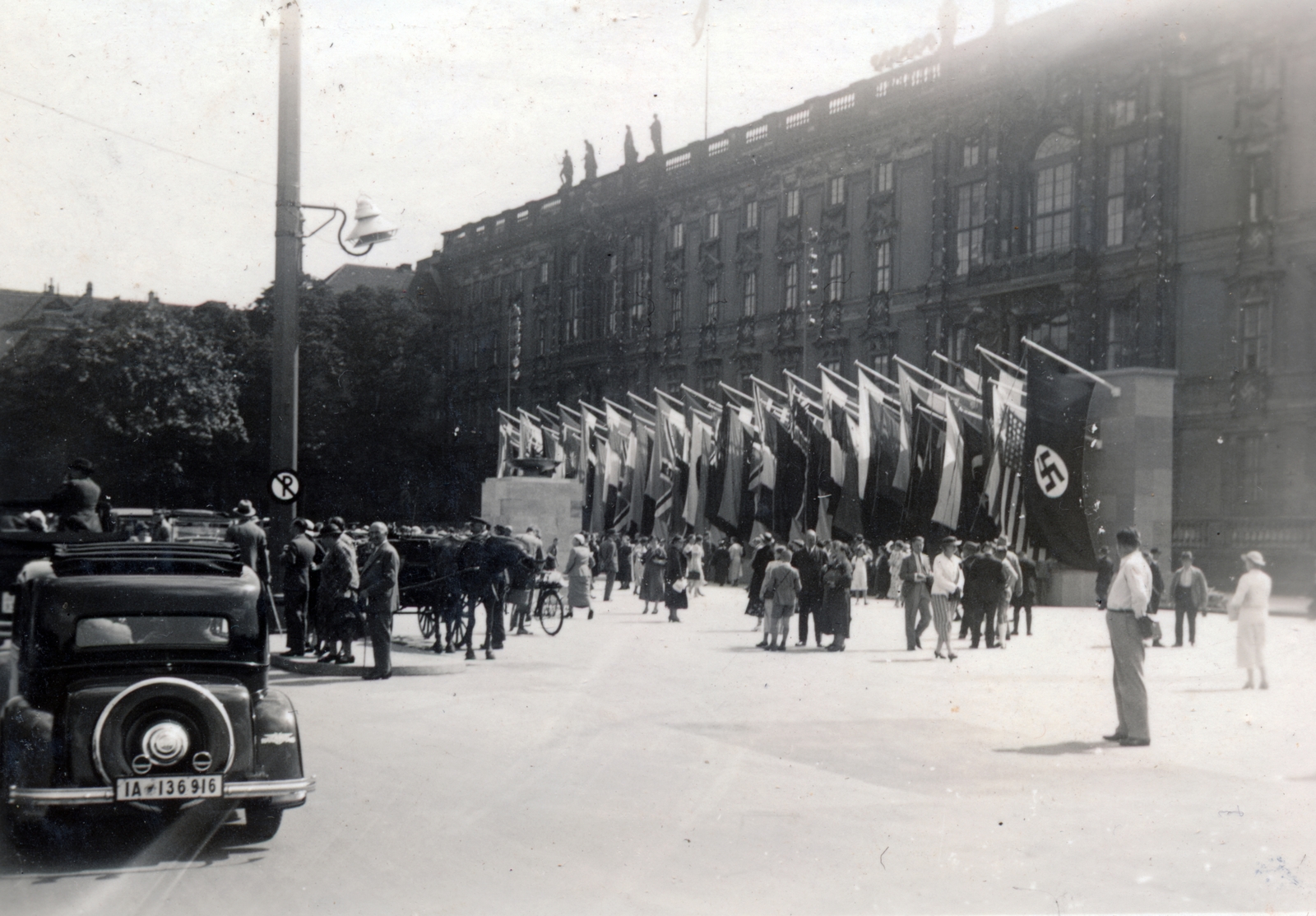 Germany, Berlin, Múzeum-sziget, Lustgarten, Berliner Schloss., 1936, Fortepan, bicycle, Fortepan #200911
