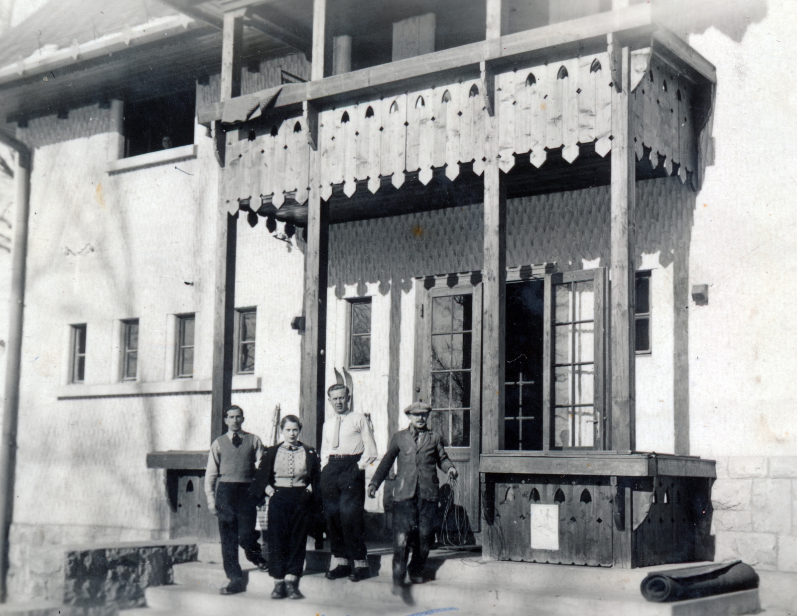 Hungary, Mátraháza, a Pagoda Hotel bejárata., 1934, Fortepan, Fortepan #200917