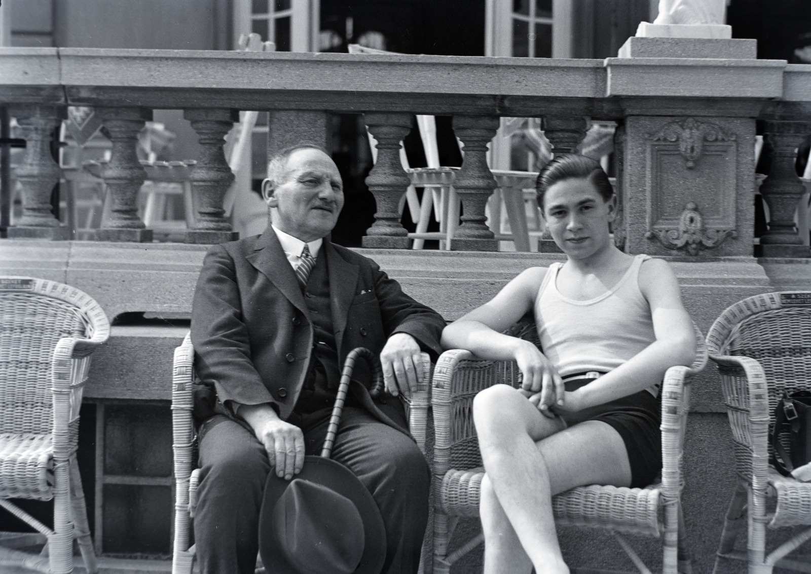 Magyarország, Városliget, Budapest XIV., Széchenyi fürdő., 1932, Gara Andor, Budapest, Fortepan #200970