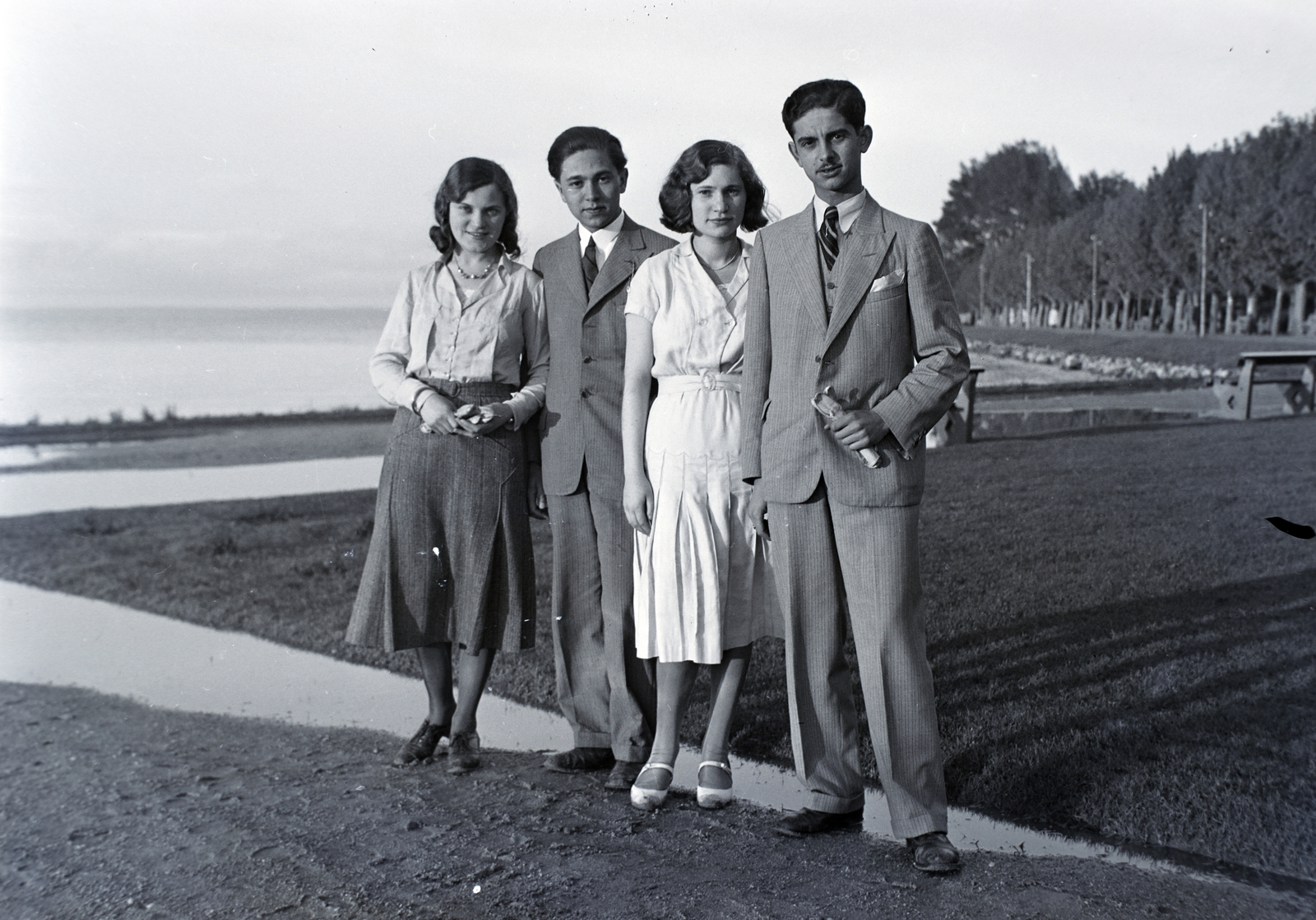 Hungary,Lake Balaton, Siófok, Rózsakert., 1934, Gara Andor, Fortepan #200972