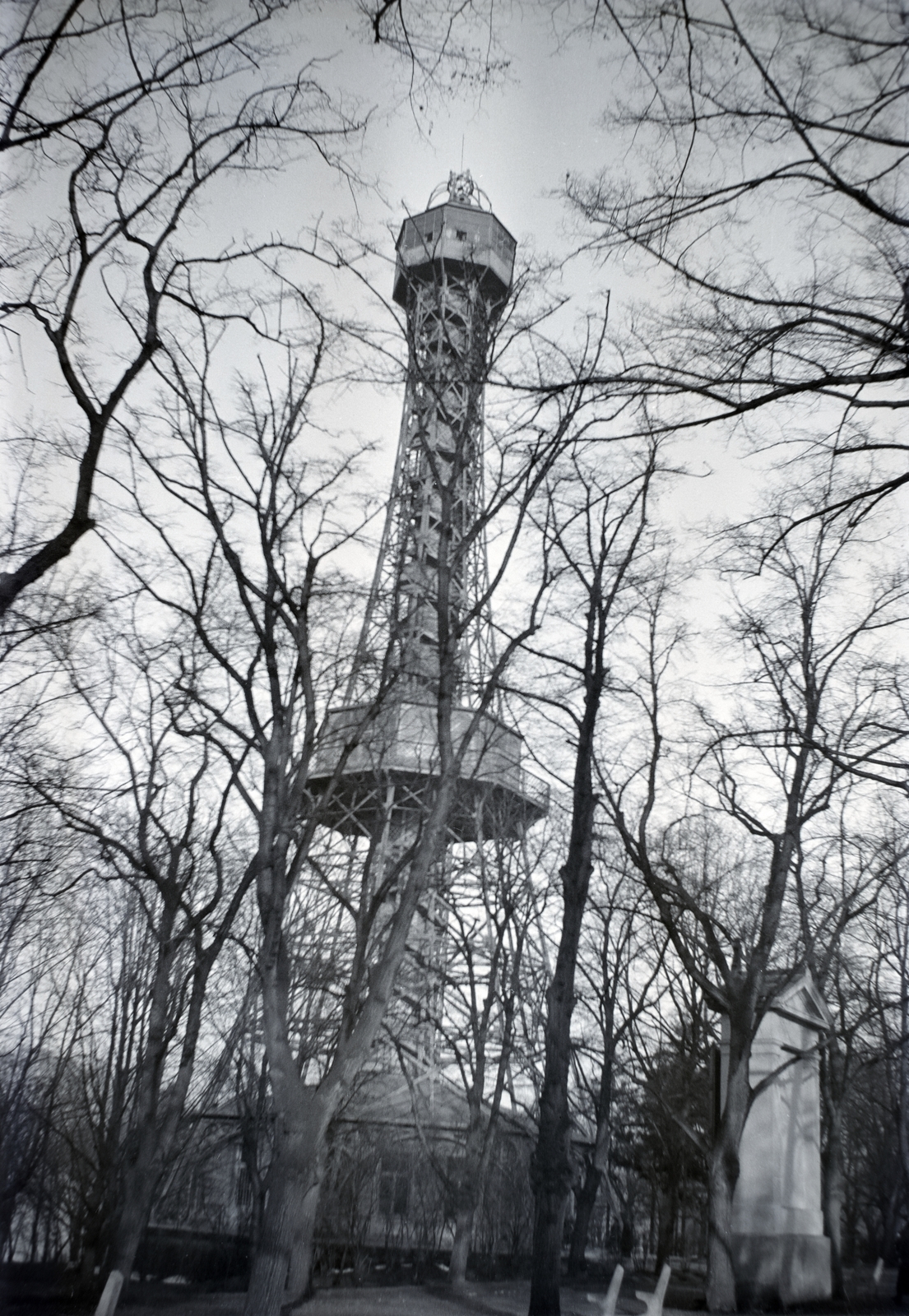 Czech Republik, Prague, Petříni kilátó (Petřínská rozhledna)., 1936, Gara Andor, Fortepan #201061
