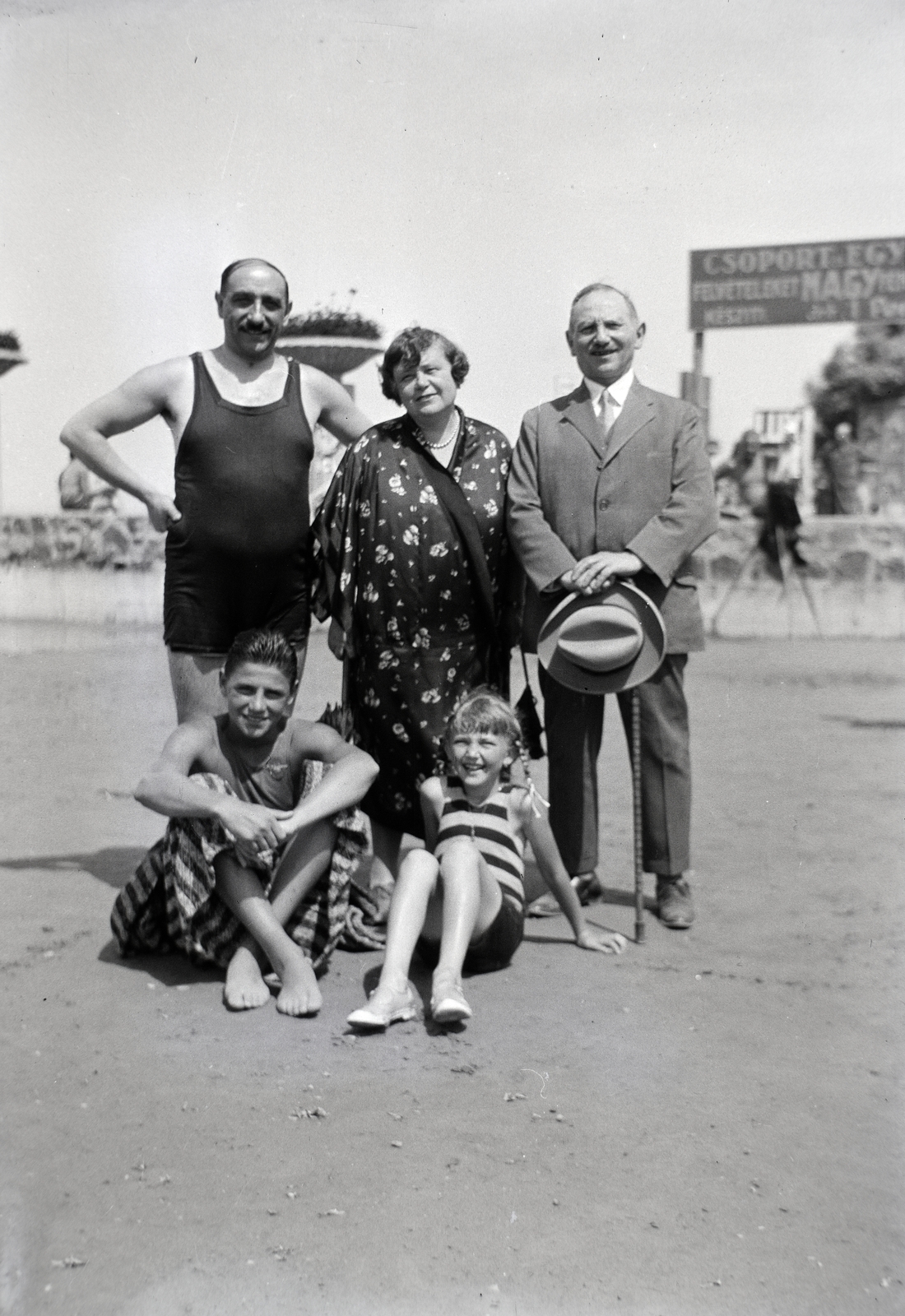 Hungary,Lake Balaton, Siófok, strand., 1934, Gara Andor, Fortepan #201137