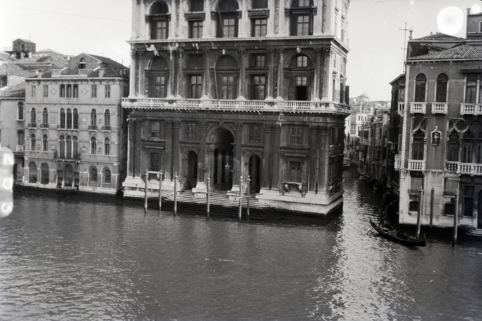 Italy, Venice, Canal Grande - Rio di San Luca sarkán a Palazzo Grimani di San Luca., 1931, Gara Andor, slanted, Fortepan #201172