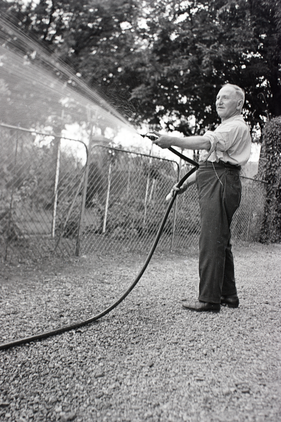 1936, Gara család, öntözés, locsolás, Fortepan #201244