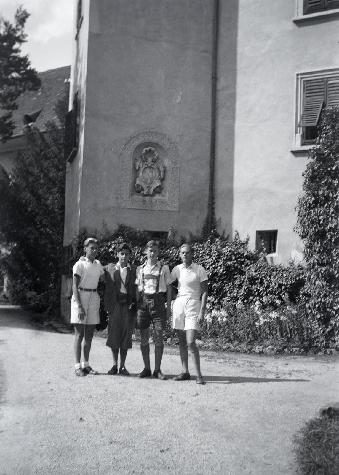 1934, Gergely György, boys, Fortepan #201261