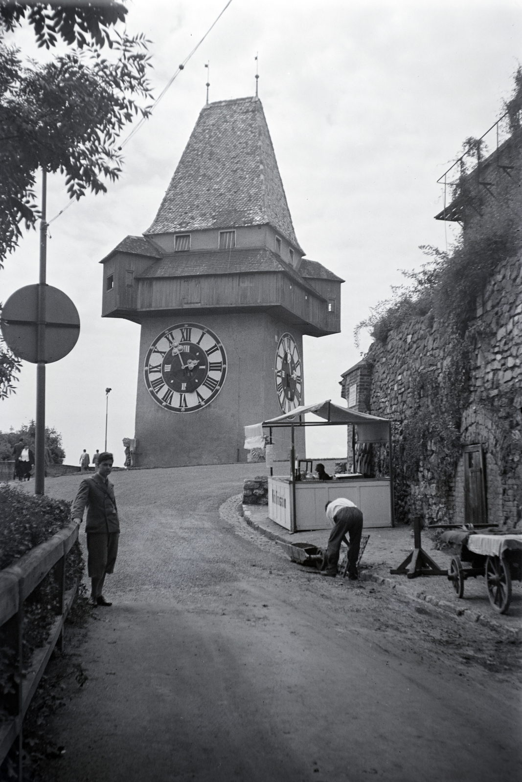 Austria, Graz, óratorony., 1934, Gergely György, monument, Fortepan #201262