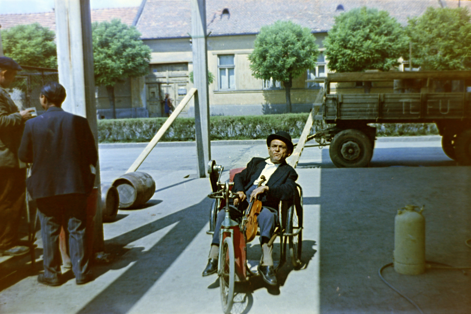 1961, Gömöri család, színes, mozgássérült, Fortepan #201441