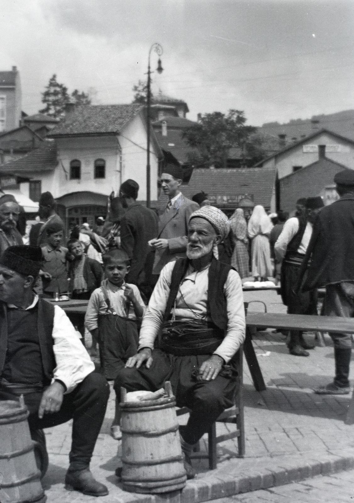 1922, Győri Zoltán, market, Fortepan #201463