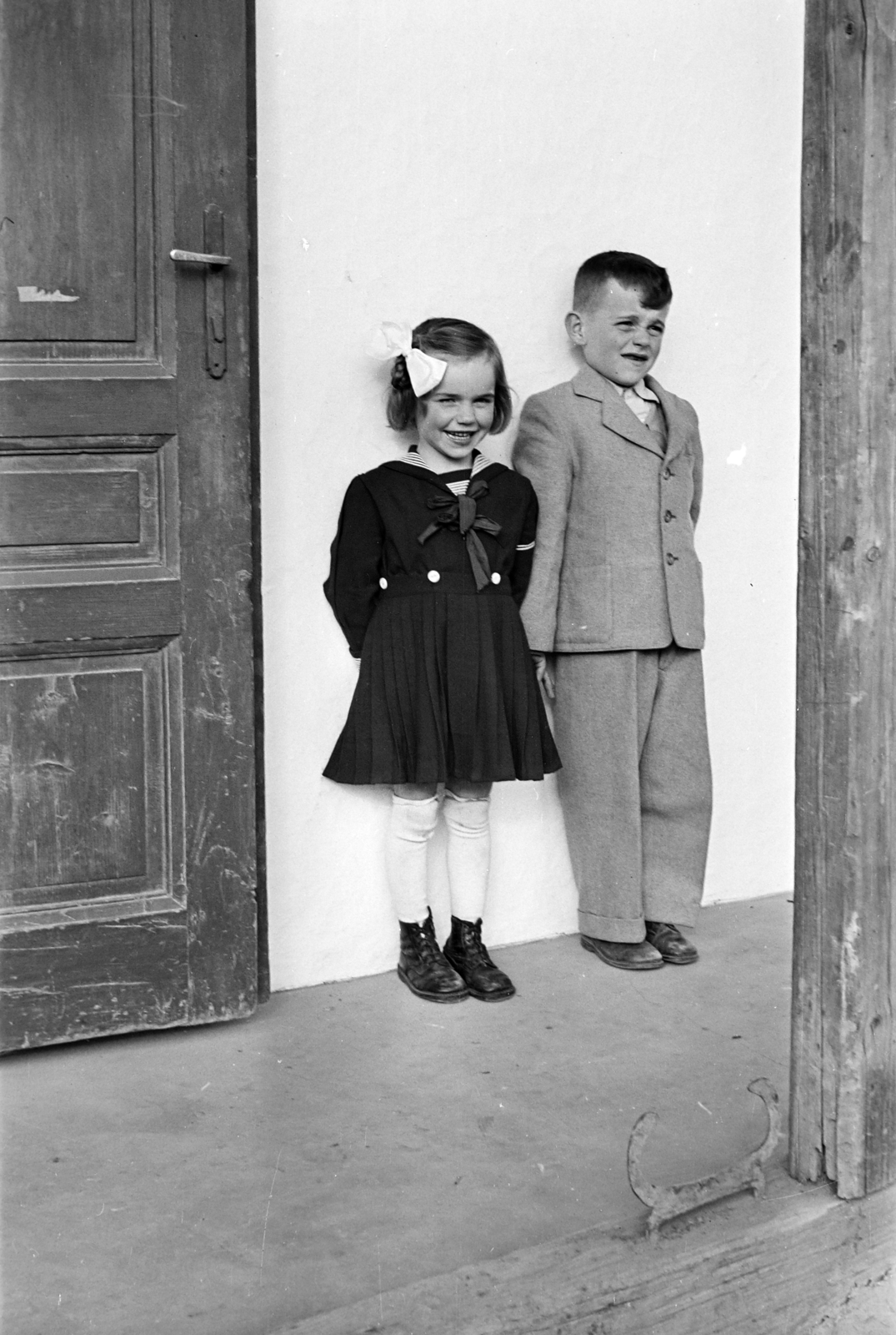 1957, Handa család, girl, kid, Fortepan #201510