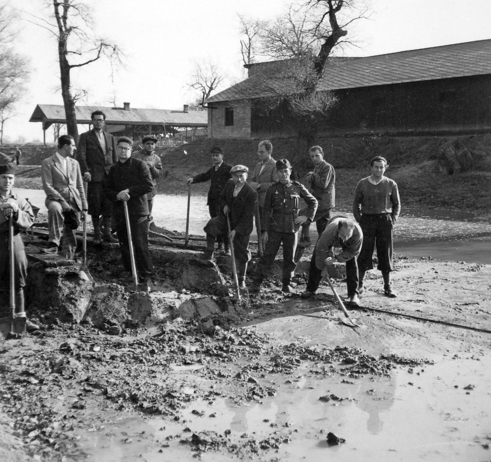 1940, Fortepan, tableau, spade, Fortepan #20169