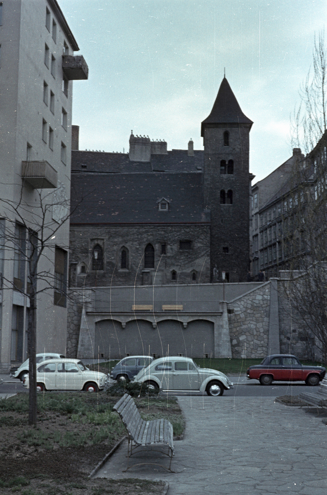 Austria, Vienna, Ruprechtsplatz, Ruprechtskirche., 1962, Jakab Antal, colorful, Fortepan #201738