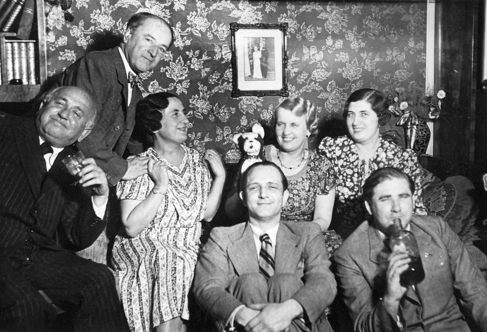 1936, Fortepan, companionship, drinking, Fortepan #20178