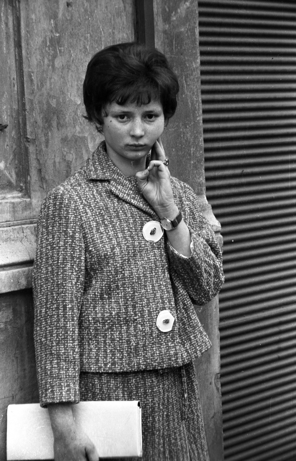 1966, Jakab Antal, lady, costume, Fortepan #201801