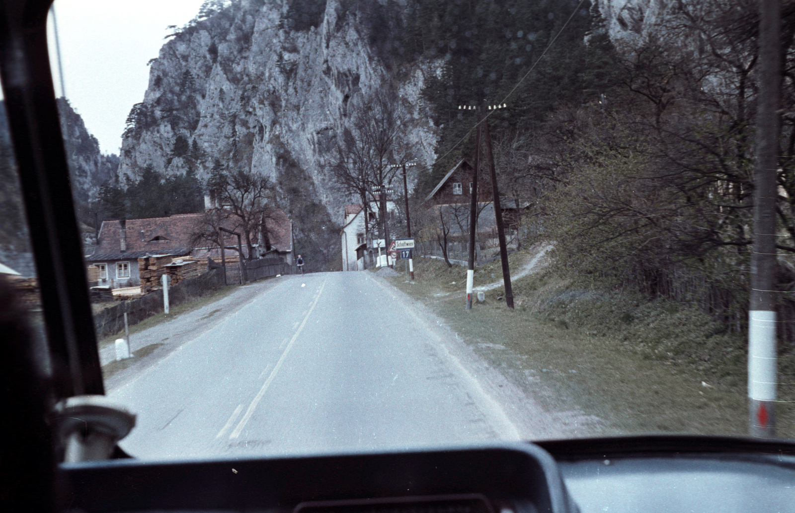 Austria, Gloggnitz, az Auestrasse Schottwien felé., 1962, Jakab Antal, colorful, Fortepan #201804