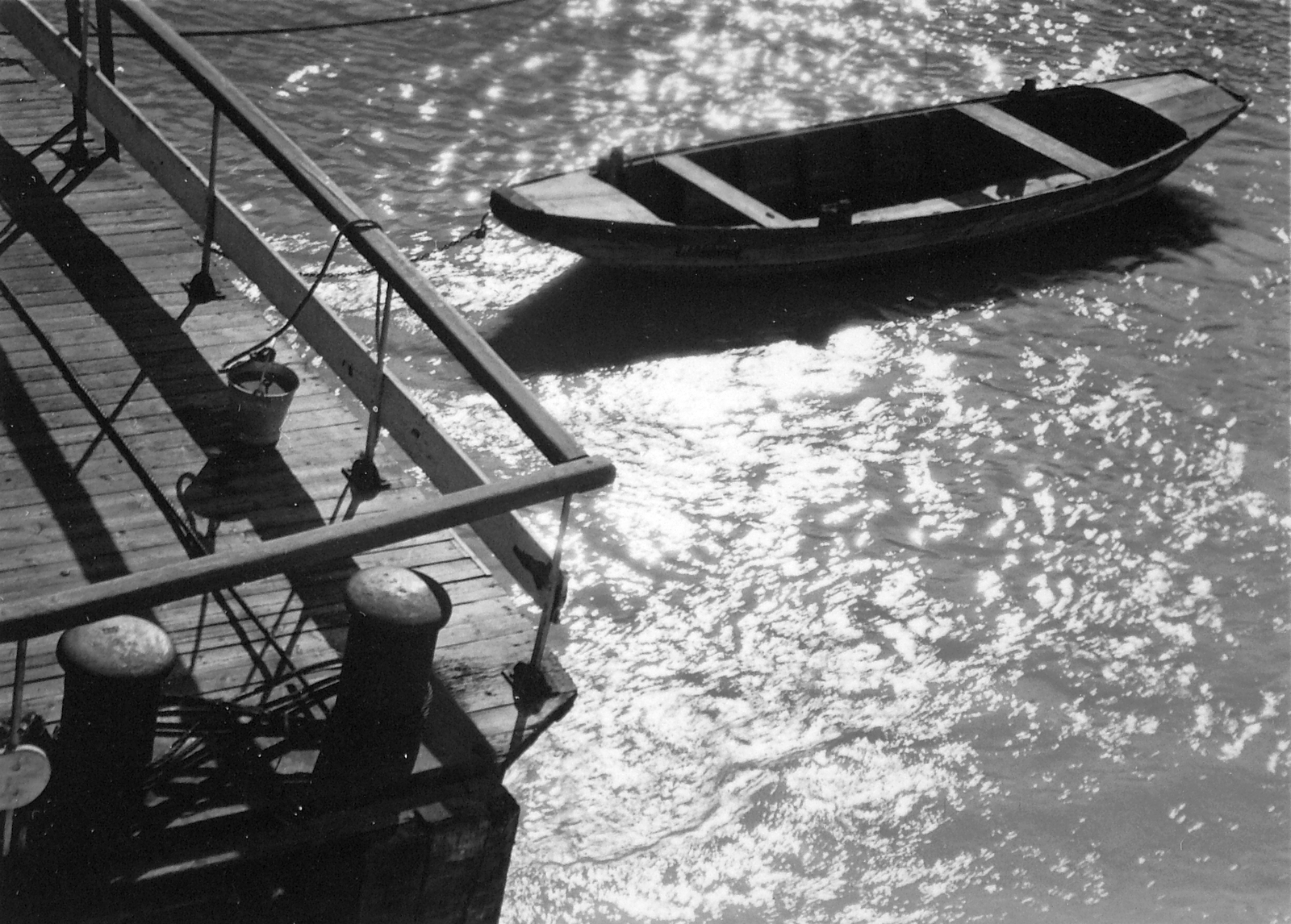 1937, Fortepan, boat, mooring bollard, Fortepan #20194