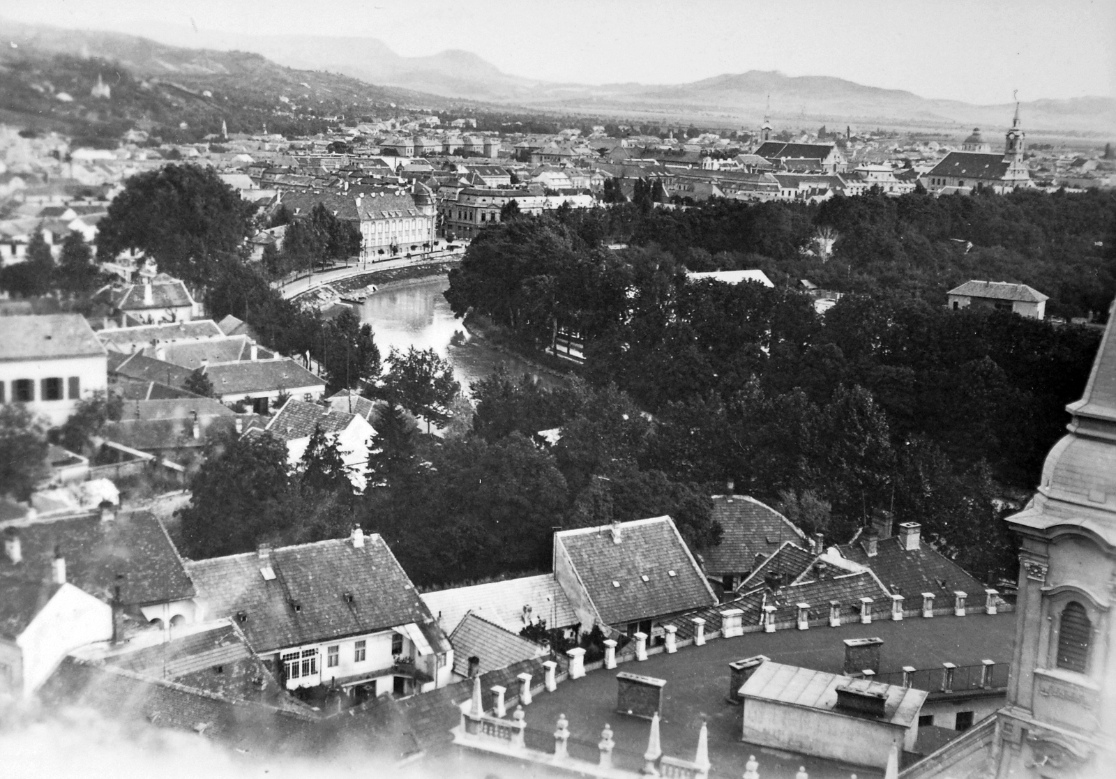 Hungary, Esztergom, látkép a Prímás szigettel., 1930, Fortepan, picture, Fortepan #20209