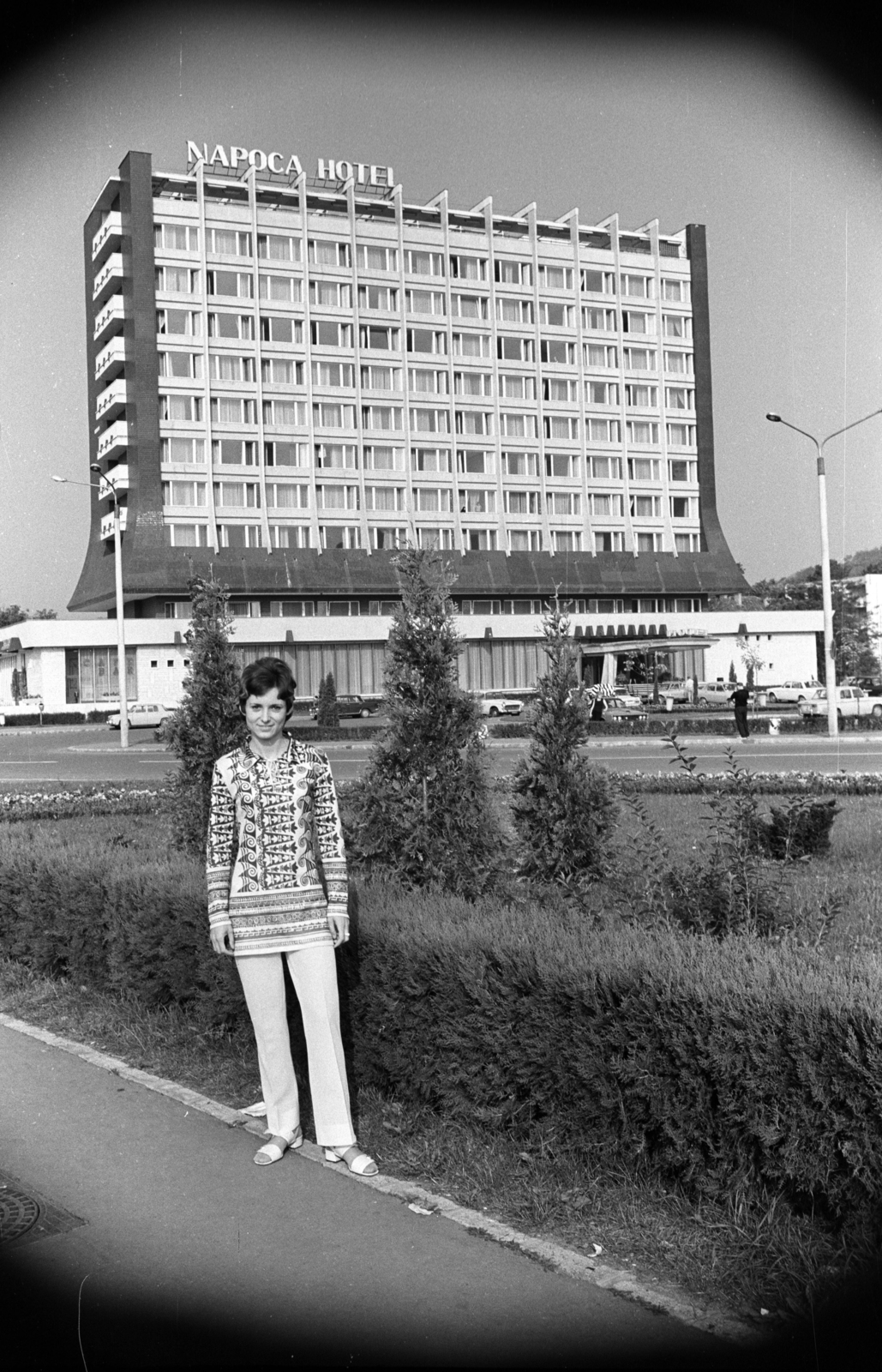 Romania,Transylvania, Cluj-Napoca, Strada Octavian Goga 1., Grand Hotel Napoca., 1972, Jakab Antal, Fortepan #202172